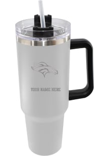 Denver Broncos Personalized 46oz Colossal Stainless Steel Tumbler - White