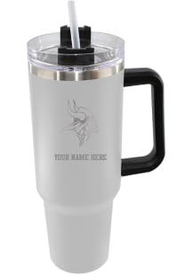 Minnesota Vikings Personalized 46oz Colossal Stainless Steel Tumbler - White