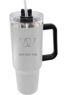 Washington Commanders Personalized 46oz Colossal Stainless Steel Tumbler - White