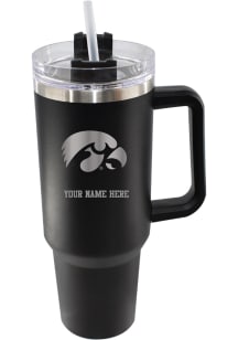 Iowa Hawkeyes Personalized 46oz Colossal Stainless Steel Tumbler - Black