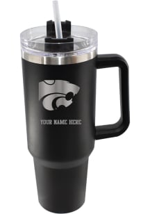 K-State Wildcats Personalized 46oz Colossal Stainless Steel Tumbler - Black