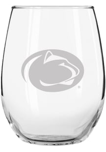 Penn State Nittany Lions 15 oz. Etched Stemless Wine Glass