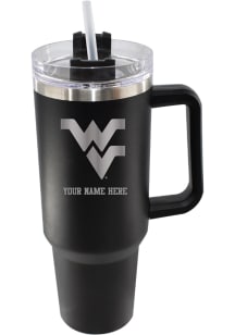 West Virginia Mountaineers Personalized 46oz Colossal Stainless Steel Tumbler - Black