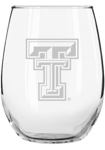 Texas Tech Red Raiders 15 oz. Etched Stemless Wine Glass