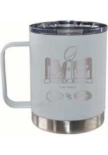 Kansas City Chiefs Super Bowl LVIII Dueling Etched 12oz Lowball Stainless Steel Tumbler - White