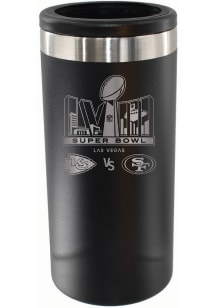Kansas City Chiefs Super Bowl LVIII Dueling Etched 12oz Slim Can Stainless Steel Coolie