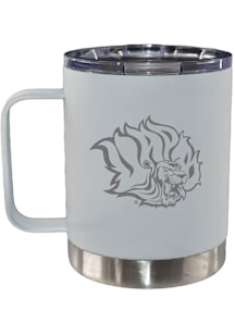 Arkansas Pine Bluff Golden Lions 12oz Etched Handle Lowball Stainless Steel Tumbler - White
