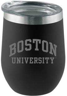 Boston Terriers Etched 12oz Stainless Steel Stemless