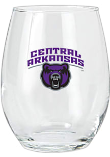 Central Arkansas Bears 15oz Stemless Wine Glass