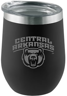 Central Arkansas Bears Etched 12oz Stainless Steel Stemless - Black