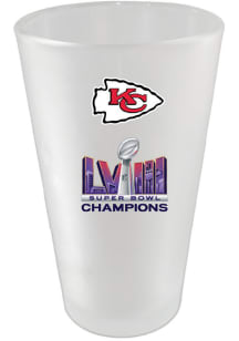 Kansas City Chiefs Super Bowl LVIII Champs 16oz Frosted Pint Glass