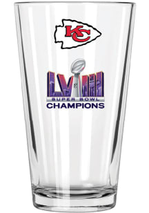 Kansas City Chiefs Super Bowl LVIII Champs 17oz Mixing Pint Glass