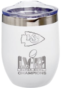 Kansas City Chiefs Super Bowl LVIII Champs Etched 12oz Stainless Steel Stemless