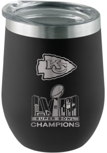 Kansas City Chiefs Super Bowl LVIII Champs Etched 12oz Stainless Steel Stemless