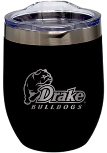 Drake Bulldogs Etched 12oz Stainless Steel Stemless