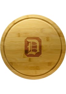 Duquesne Dukes Bamboo Lazy Susan Cutting Board
