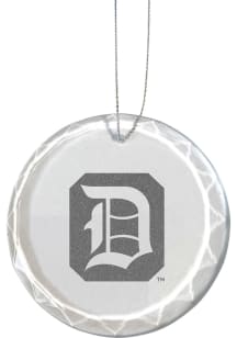 Duquesne Dukes Etched Glass Ornament