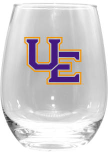Evansville Purple Aces 15oz Stemless Wine Glass