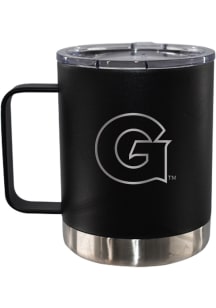 Georgetown Hoyas 12oz Etched Handle Lowball Stainless Steel Tumbler - Black