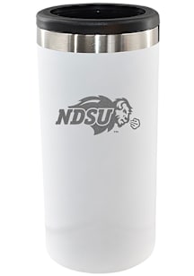 North Dakota State Bison Etched 12oz Slim Can Stainless Steel Coolie