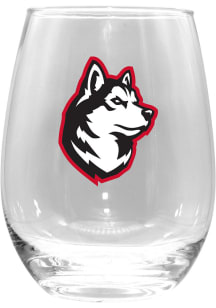 Northeastern Huskies 15oz Stemless Wine Glass