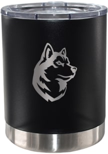 Northeastern Huskies Etched 12oz Lowball Stainless Steel Tumbler - Black