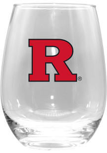 Rutgers Scarlet Knights 15oz Stemless Wine Glass