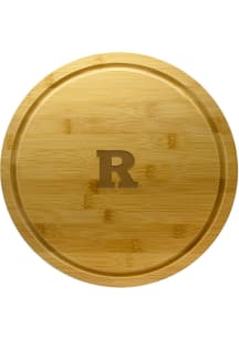 Brown Rutgers Scarlet Knights Bamboo Lazy Susan Kitchen Cutting Board