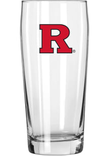 White Rutgers Scarlet Knights 16oz Pub Pilsner Glass