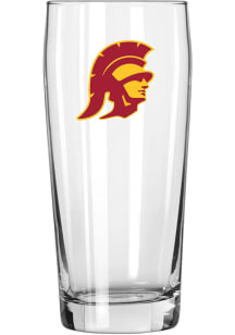 White USC Trojans 16oz Pub Pilsner Glass