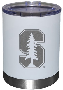 Stanford Cardinal Etched 12oz Lowball Stainless Steel Tumbler - White