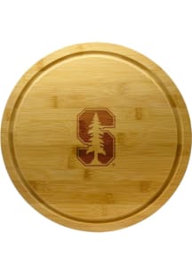 Stanford Cardinal Bamboo Lazy Susan Cutting Board