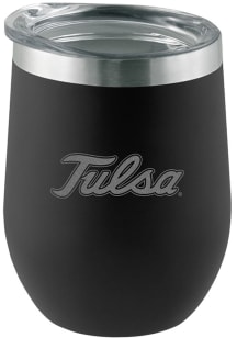 Tulsa Golden Hurricane Etched 12oz Stainless Steel Stemless