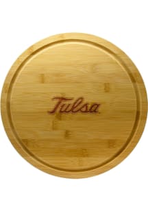 Tulsa Golden Hurricane Bamboo Lazy Susan Cutting Board