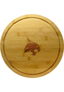 Texas State Bobcats Bamboo Lazy Susan Cutting Board