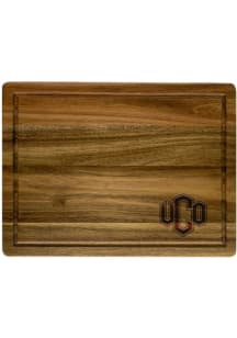 Central Oklahoma Bronchos Acacia Cutting Board