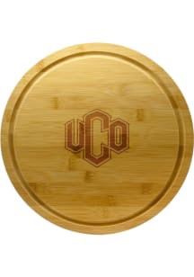 Central Oklahoma Bronchos Bamboo Lazy Susan Cutting Board