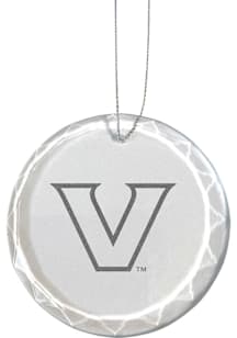 Vanderbilt Commodores Etched Glass Ornament