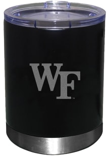 Wake Forest Demon Deacons Etched 12oz Lowball Stainless Steel Tumbler - Black