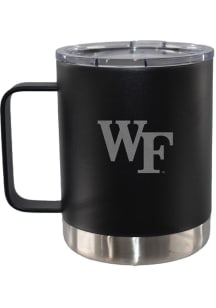 Wake Forest Demon Deacons 12oz Etched Handle Lowball Stainless Steel Tumbler - Black