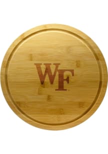 Wake Forest Demon Deacons Bamboo Lazy Susan Cutting Board