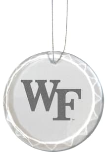 Wake Forest Demon Deacons Etched Glass Ornament