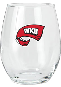 Western Kentucky Hilltoppers 15oz Stemless Wine Glass