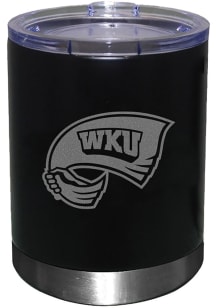 Western Kentucky Hilltoppers Etched 12oz Lowball Stainless Steel Tumbler - Black