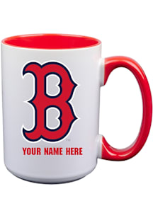 Boston Red Sox Personalized Ceramic Mug - White