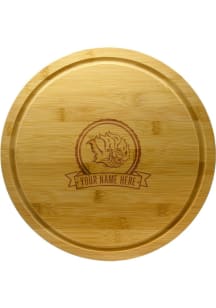Arkansas Pine Bluff Golden Lions Personalized Bamboo Lazy Susan Cutting Board