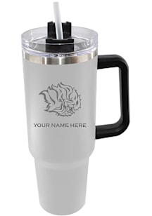 Arkansas Pine Bluff Golden Lions Personalized 46oz Colossal Stainless Steel Tumbler - White