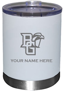 Bowling Green Falcons Personalized Laser Etched 12oz Lowball Tumbler - White