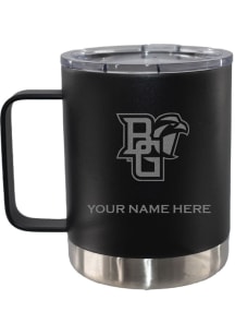 Bowling Green Falcons Personalized Etched 12oz Lowball Stainless Steel Tumbler - Black