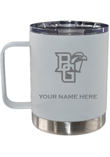 Bowling Green Falcons Personalized Etched 12oz Lowball Stainless Steel Tumbler - White